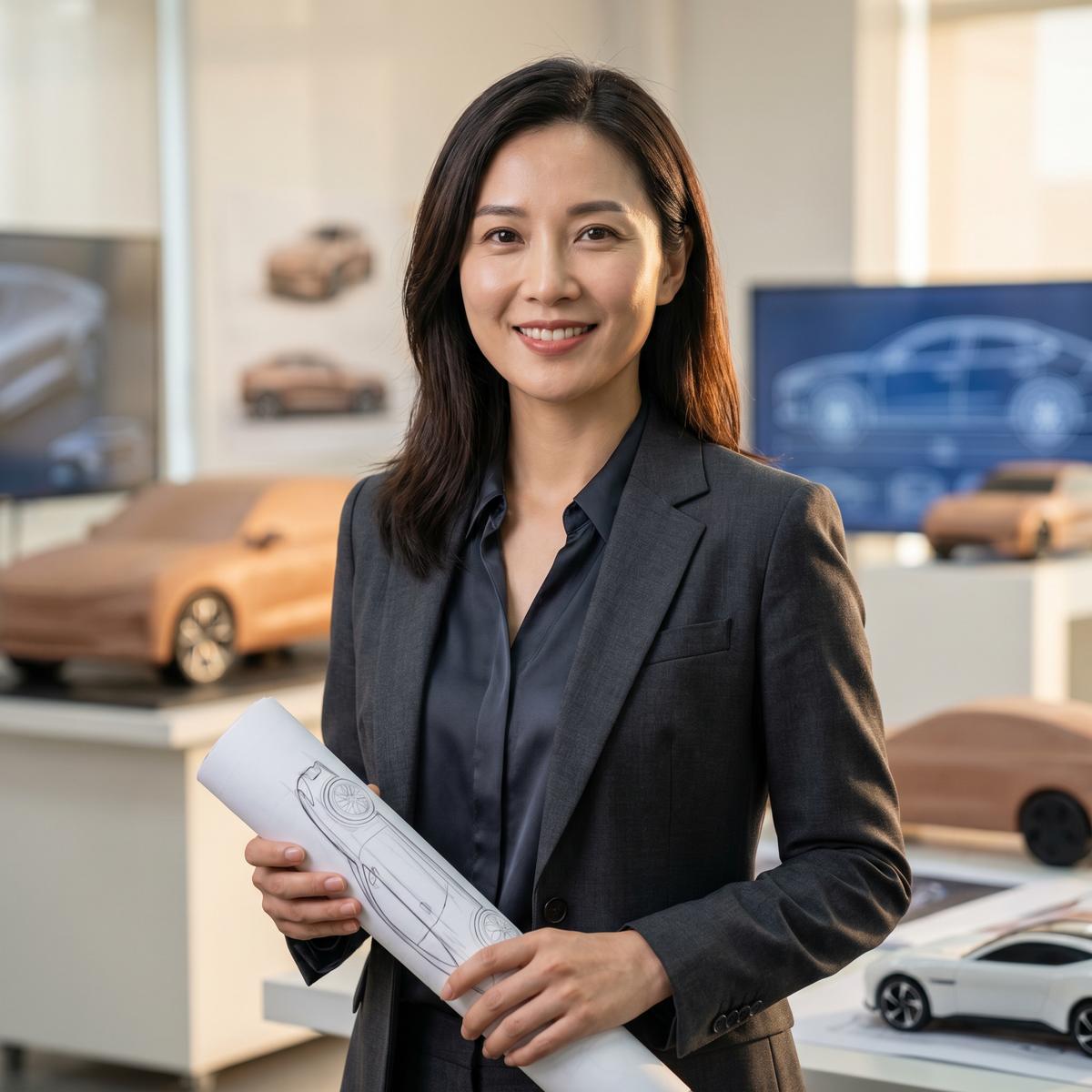 困困兔汽车设计师林雪